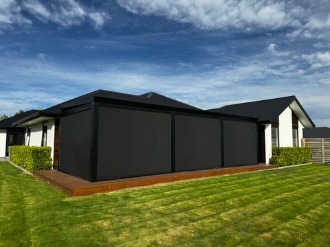 Outdoor Blinds installation by Impact Outdoors