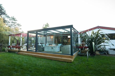 Elite canopy with sliding doors done in Wellington